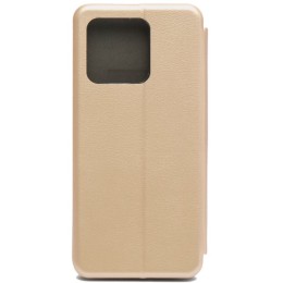 Чехол книжка для Xiaomi Poco C40 Fashion Case Золотой