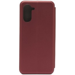 Чехол книжка для Realme 10 Fashion Case Бордовый
