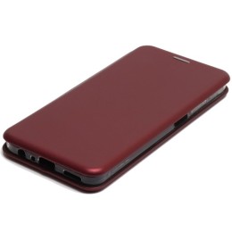Чехол книжка для Realme 10 Fashion Case Бордовый
