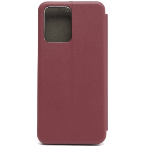 Чехол книжка для Xiaomi Redmi Note 12 5G Fashion Case Бордовый