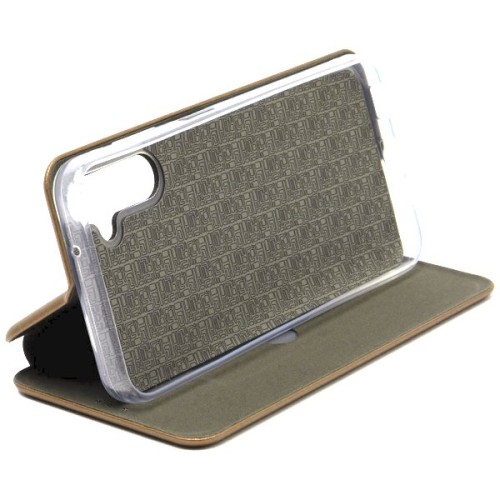 Чехол книжка для Samsung Galaxy A14 Fashion Case Золотой