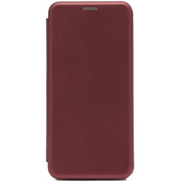 Чехол книжка для Realme C33 Fashion Case Бордовый