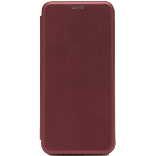 Чехол книжка для Realme C33 Fashion Case Бордовый