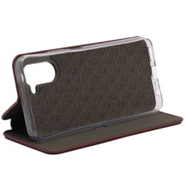 Чехол книжка для Realme C33 Fashion Case Бордовый