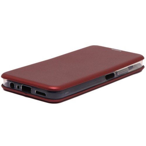 Чехол книжка для Realme C33 Fashion Case Бордовый