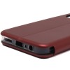 Чехол книжка для Realme C33 Fashion Case Бордовый
