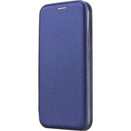 Чехол-книжка для Tecno Spark 30C Fashion Case на магнитах с визитницей Темно-синий