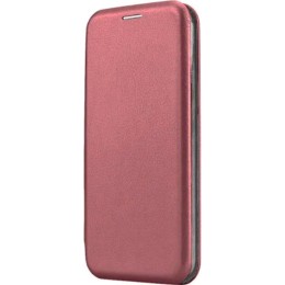 Чехол-книжка для Tecno Spark 30C Fashion Case на магнитах с визитницей Темно-красный
