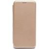 Чехол-книжка для Tecno Spark Go 1 Fashion Case на магнитах с визитницей Золотой