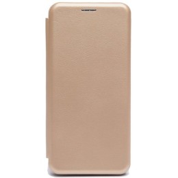 Чехол-книжка для Tecno Spark Go 1 Fashion Case на магнитах с визитницей Золотой