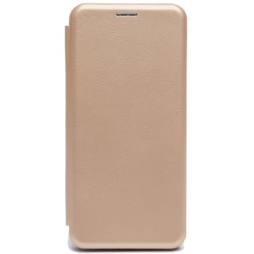 Чехол-книжка для Tecno Spark Go 1 Fashion Case на магнитах с визитницей Золотой