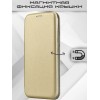 Чехол-книжка для Samsung Galaxy A06 Fashion Case на магнитах с визитницей Золотой