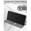 Чехол-книжка для Samsung Galaxy A06 Fashion Case на магнитах с визитницей Золотой