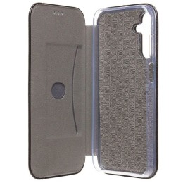 Чехол-книжка для Samsung Galaxy A55 Fashion Case на магнитах с визитницей Черный