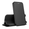 Чехол-книжка для Samsung Galaxy A55 Fashion Case на магнитах с визитницей Черный
