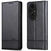 Чехол-книжка для Honor 200 Fashion Case на магнитах с визитницей Черный