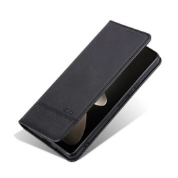 Чехол-книжка для Honor 200 Fashion Case на магнитах с визитницей Черный