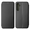 Чехол-книжка для Samsung Galaxy A15 Fashion Case на магнитах с визитницей Черный