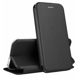 Чехол-книжка для Samsung Galaxy A15 Fashion Case на магнитах с визитницей Черный
