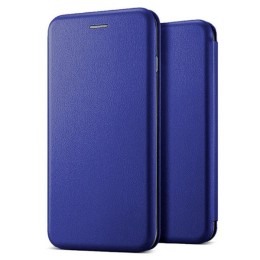 Чехол-книжка для Xiaomi Redmi Note 13 Pro / Poco M6 Pro Fashion Case на магнитах с визитницей Синий