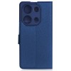 Чехол-книжка для Xiaomi Redmi Note 13 Pro / Poco M6 Pro Fashion Case на магнитах с визитницей Темно-синий