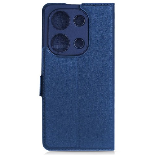 Чехол-книжка для Xiaomi Redmi Note 13 Pro / Poco M6 Pro Fashion Case на магнитах с визитницей Темно-синий