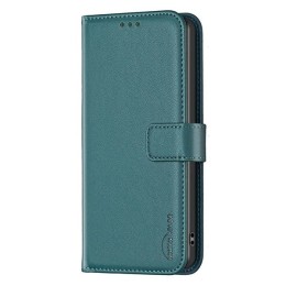 Чехол-книжка для Infinix Note 40 Pro \ Note 40 Pro+ 5G Fashion Case на магнитах с визитницей Зеленый