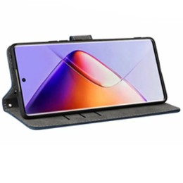 Чехол-книжка для Infinix Note 40 Pro \ Note 40 Pro+ 5G Fashion Case на магнитах с визитницей Синий