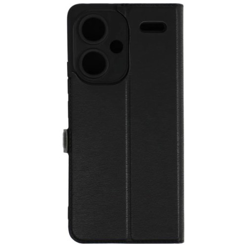 Чехол-книжка для Xiaomi Redmi Note 13 Pro+ Fashion Case с визитницей Черный