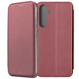 Чехол-книжка для Samsung Galaxy A55 Fashion Case Темно-красный