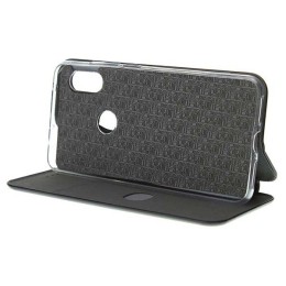 Чехол книжка для Huawei P30 Lite Fashion Case 3D Черный