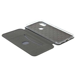 Чехол книжка для Huawei P30 Lite Fashion Case 3D Черный