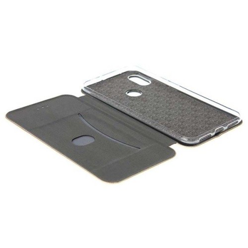 Чехол книжка для Huawei P30 Lite Fashion Case 3D Золотой