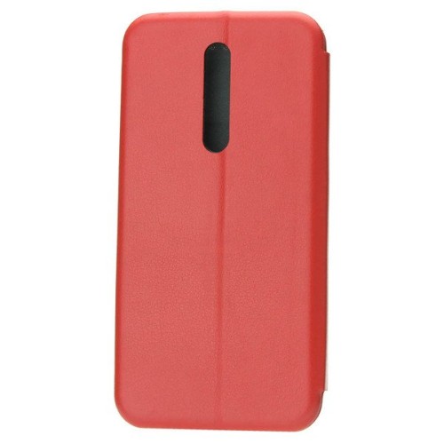 Чехол книжка для Xiaomi Redmi Note 8 Pro Fashion Case 3D Красный