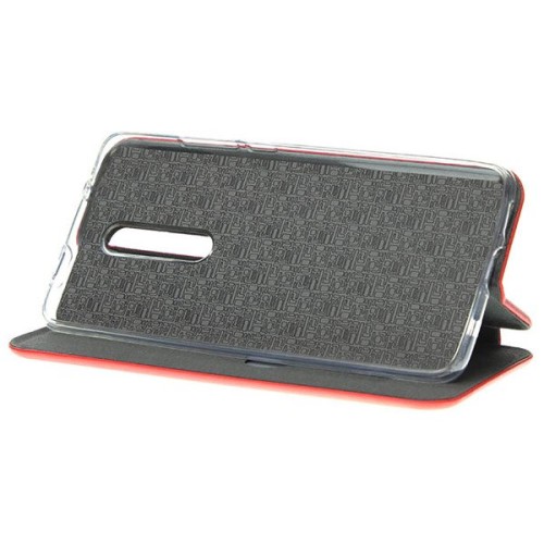 Чехол книжка для Xiaomi Redmi Note 8 Pro Fashion Case 3D Красный