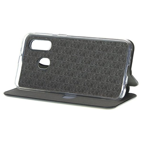 Чехол книжка для Samsung Galaxy A20S Fashion Case 3D Черный