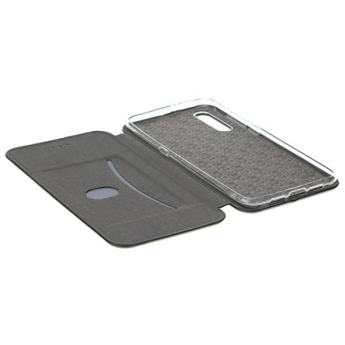 Чехол книжка для Xiaomi Mi Note 10 Fashion Case 3D Черный