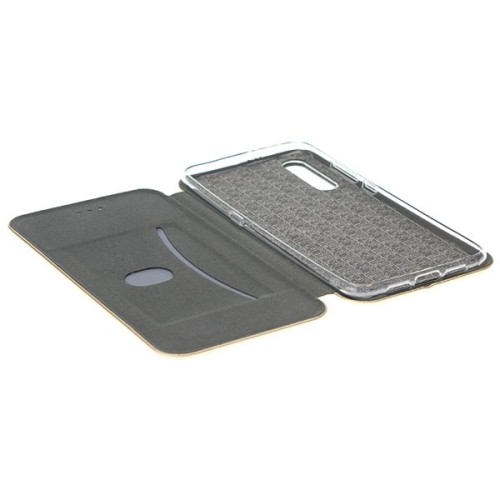 Чехол книжка для Xiaomi Mi Note 10 Fashion Case 3D Золотой
