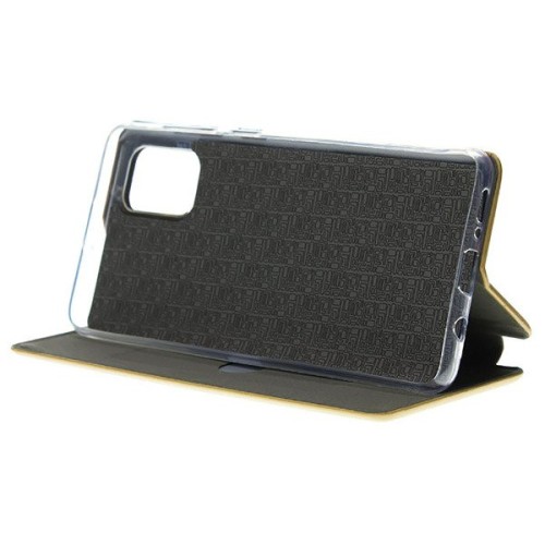 Чехол книжка для Samsung Galaxy A51 Fashion Case Золотой