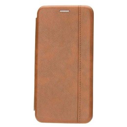 Чехол книжка для Xiaomi Redmi Note 8 Fashion Case Retro Line Коричневый