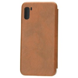 Чехол книжка для Xiaomi Redmi Note 8 Fashion Case Retro Line Коричневый