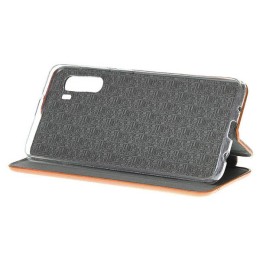 Чехол книжка для Xiaomi Redmi Note 8 Fashion Case Retro Line Коричневый