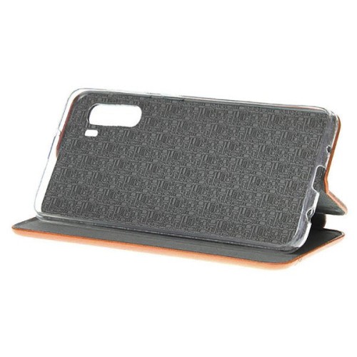 Чехол книжка для Xiaomi Redmi Note 8 Fashion Case Retro Line Коричневый