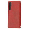 Чехол книжка для Xiaomi Mi Note 10 Fashion Case Retro Line Красный
