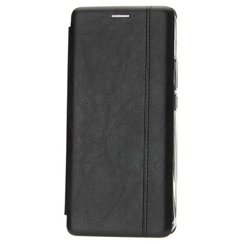 Чехол книжка для Xiaomi Mi Note 10 Fashion Case Retro Line Черный