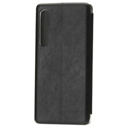 Чехол книжка для Xiaomi Mi Note 10 Fashion Case Retro Line Черный