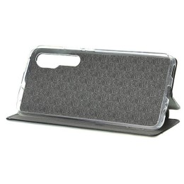 Чехол книжка для Xiaomi Mi Note 10 Fashion Case Retro Line Черный