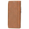 Чехол книжка для Xiaomi Mi Note 10 Fashion Case Retro Line Коричневый