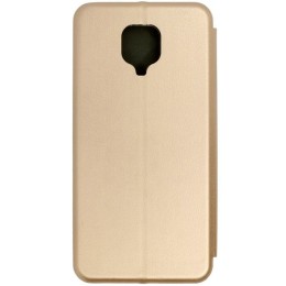 Чехол книжка для Xiaomi Redmi Note 9S Fashion Case Золотой