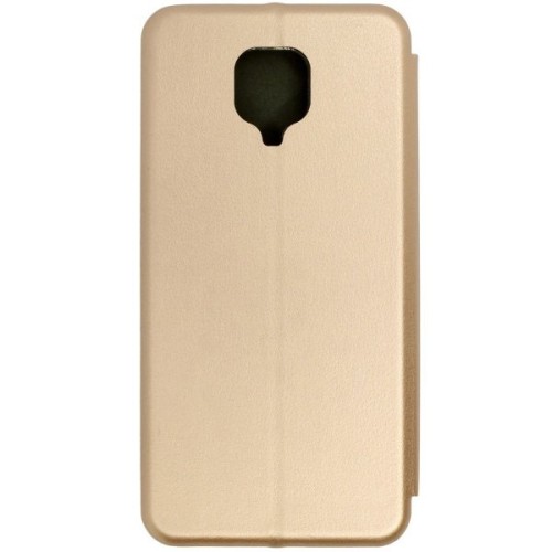 Чехол книжка для Xiaomi Redmi Note 9S Fashion Case Золотой